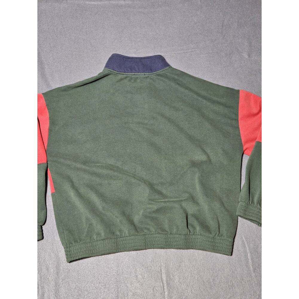 L.A.Hearts Sweater Womens Medium Color Block Qtr Zip Pullover Long Sleeve Rugby - Picture 9 of 9